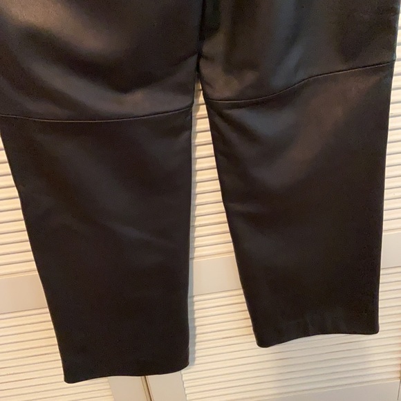 NORDSTROM Black Leather Pants - Picture 6 of 9